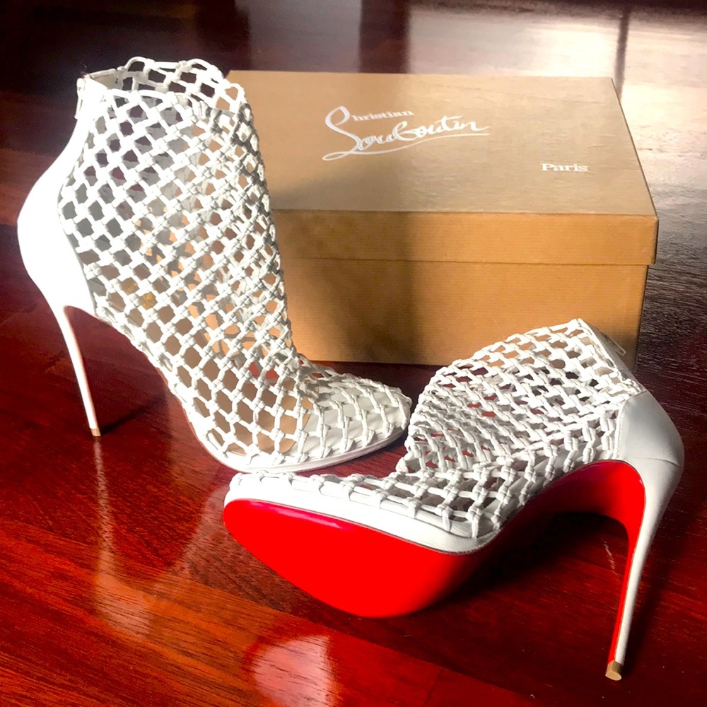 Christian Louboutin Caged Booties